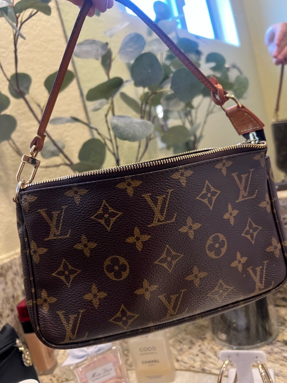 Louis Vuitton Monogram Pochette Accessoire - Brown & Tan - Picture 2 of 4